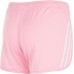 Adidas Girls' 3 Stripe Mesh Pink Short