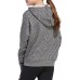adidas Girls' All Over Fleece Charcoal Grey Heather Pullover