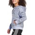 adidas Girls' All Over Fleece Violet Tone Pullover