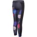 adidas GIrls' AOP Black Floral Tights