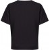 adidas Girls' Boxy Short Sleeve Black T-Shirt