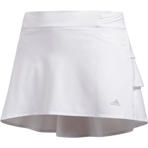 adidas Girls' Ruffled Golf White Skort adidas Girls' Ruffled Golf White Skort