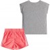 adidas Infant Girls' 2 Piece Graphic T-Shirt and Mesh Shorts MGH Set adidas Infant Girls' 2 Piece Graphic T-Shirt and Mesh Shorts MGH Set