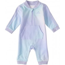 adidas Infant Girls' French Terry Purple/Multi Coverall adidas Infant Girls' French Terry Purple/Multi Coverall