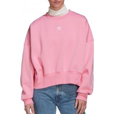 adidas Originals Women's Essentials Fleece Bliss Pink Crew