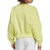 adidas Originals Women's Essentials Fleece Pulse Yellow Crew adidas Originals Women's Essentials Fleece Pulse Yellow Crew