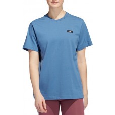 adidas Originals Women's Essentials Logo Boyfriend Altered Blue T-Shirt