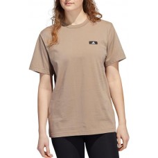 adidas Originals Women's Essentials Logo Boyfriend Chalky Brown T-Shirt