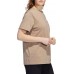 adidas Originals Women's Essentials Logo Boyfriend Chalky Brown T-Shirt