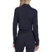 adidas Originals Women's Retro Luxury Cropped Long Sleeve Legend Ink Shirt