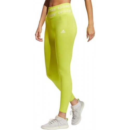 Adidas Women' Aeroknit 7/8 Acid Yellow Tight Adidas Women' Aeroknit 7/8 Acid Yellow Tight