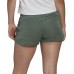adidas Women's 3-Stripes Pacer Woven Green Oxide Shorts