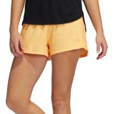 adidas Women's 3-Stripes Pacer Woven Hazy Orange Shorts adidas Women's 3-Stripes Pacer Woven Hazy Orange Shorts