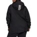 adidas Women's 3-Stripes Rain.RDY Black Jacket