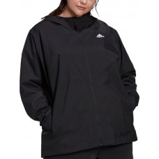 adidas Women's 3-Stripes Rain.RDY Black Jacket