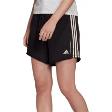 adidas Women's 3-Stripes Recycled Black Shorts