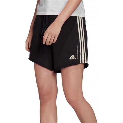 adidas Women's 3-Stripes Recycled Black Shorts adidas Women's 3-Stripes Recycled Black Shorts