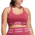 Adidas Women's Aeroknit Wild Pink Bra Adidas Women's Aeroknit Wild Pink Bra