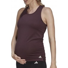 adidas Women's AEROREADY Designed 2 Move Sport Maternity Tank Shadow Maroon Top adidas Women's AEROREADY Designed 2 Move Sport Maternity Tank Shadow Maroon Top
