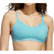 adidas Women's All Me 3-Stripe Core Mint Tone Bra