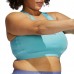 adidas Women's Badge of Sport Don't Rest Alphaskin Padded Racerback Sports Mint Tone/Orbit Violet Bra adidas Women's Badge of Sport Don't Rest Alphaskin Padded Racerback Sports Mint Tone/Orbit Violet Bra