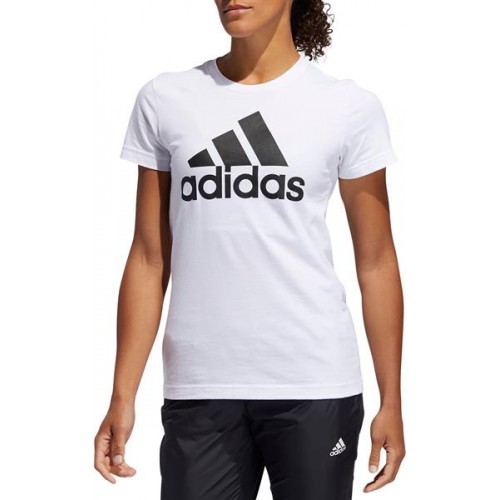 adidas Women's Basic Badge of Sport White T-Shirt adidas Women's Basic Badge of Sport White T-Shirt