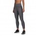 adidas Women's Believe This 2.0 3-Stripes 7/8 Dark Grey Heather/Black Tights