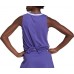 adidas Women's Club Knotted Tank Purple/White Top