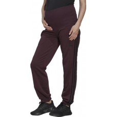 adidas Women's Cotton 3-Stripes Maternity Shadow Maroon Pants adidas Women's Cotton 3-Stripes Maternity Shadow Maroon Pants