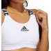 adidas Women's Don't Rest Branded White/Black 2 Bra adidas Women's Don't Rest Branded White/Black 2 Bra