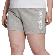 adidas Women's Essential Slim Medium Grey Heather Shorts adidas Women's Essential Slim Medium Grey Heather Shorts
