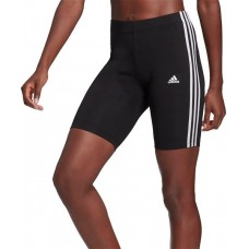 adidas Women's Essentials 3-Stripes Bike Black/White Shorts
