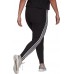 adidas Women's Essentials 3-Stripes Black/White Leggings adidas Women's Essentials 3-Stripes Black/White Leggings