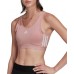adidas Women's Essentials 3-Stripes Crop Wonder Mauve Top
