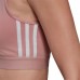 adidas Women's Essentials 3-Stripes Crop Wonder Mauve Top