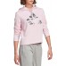 adidas Women's Essentials Camouflage Logo Clear Pink Hoodie adidas Women's Essentials Camouflage Logo Clear Pink Hoodie