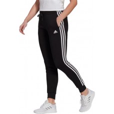 adidas Women's Essentials Fleece 3-Stripes Black/White Pants adidas Women's Essentials Fleece 3-Stripes Black/White Pants