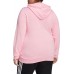 adidas Women's Essentials Full-Zip Light Pink Hoodie