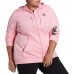 adidas Women's Essentials Full-Zip Light Pink Hoodie