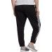 adidas Women's Essentials Single Jersey 3-Stripes Jogger Black Pants adidas Women's Essentials Single Jersey 3-Stripes Jogger Black Pants