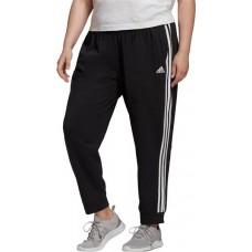 adidas Women's Essentials Single Jersey 3-Stripes Jogger Black Pants adidas Women's Essentials Single Jersey 3-Stripes Jogger Black Pants