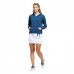 adidas Women's Essentials Slub Recycled Golf Crew Navy/Blue Rush Hoodie adidas Women's Essentials Slub Recycled Golf Crew Navy/Blue Rush Hoodie