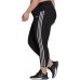 Adidas Women's High Rise 3-Stripes 7/8 Plus Size Black/White Tights Adidas Women's High Rise 3-Stripes 7/8 Plus Size Black/White Tights