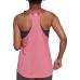 adidas Women's Loose Logo Tank Rose Tone/White Top