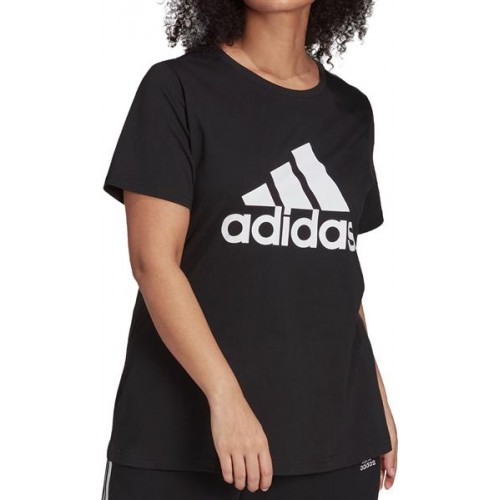 adidas Women's Loungewear Essentials Logo Black/White T-Shirt adidas Women's Loungewear Essentials Logo Black/White T-Shirt