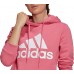 adidas Women's Loungewear Essentials Logo Fleece Rose Tone/White Hoodie adidas Women's Loungewear Essentials Logo Fleece Rose Tone/White Hoodie