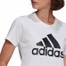 adidas Women's Loungewear Essentials Logo White/Black T-Shirt adidas Women's Loungewear Essentials Logo White/Black T-Shirt