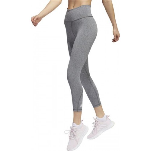 Adidas Women's Optime 7/8 Dark Grey Heather Tights Adidas Women's Optime 7/8 Dark Grey Heather Tights
