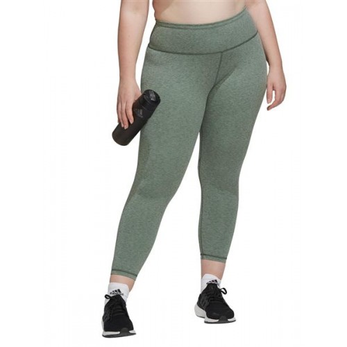 Adidas Women's Optime Training 7/8 Tights Plus Green Oxide Size Adidas Women's Optime Training 7/8 Tights Plus Green Oxide Size