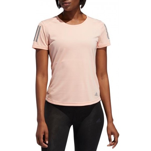 adidas Women's Own the Run Glow Pink T-Shirt adidas Women's Own the Run Glow Pink T-Shirt